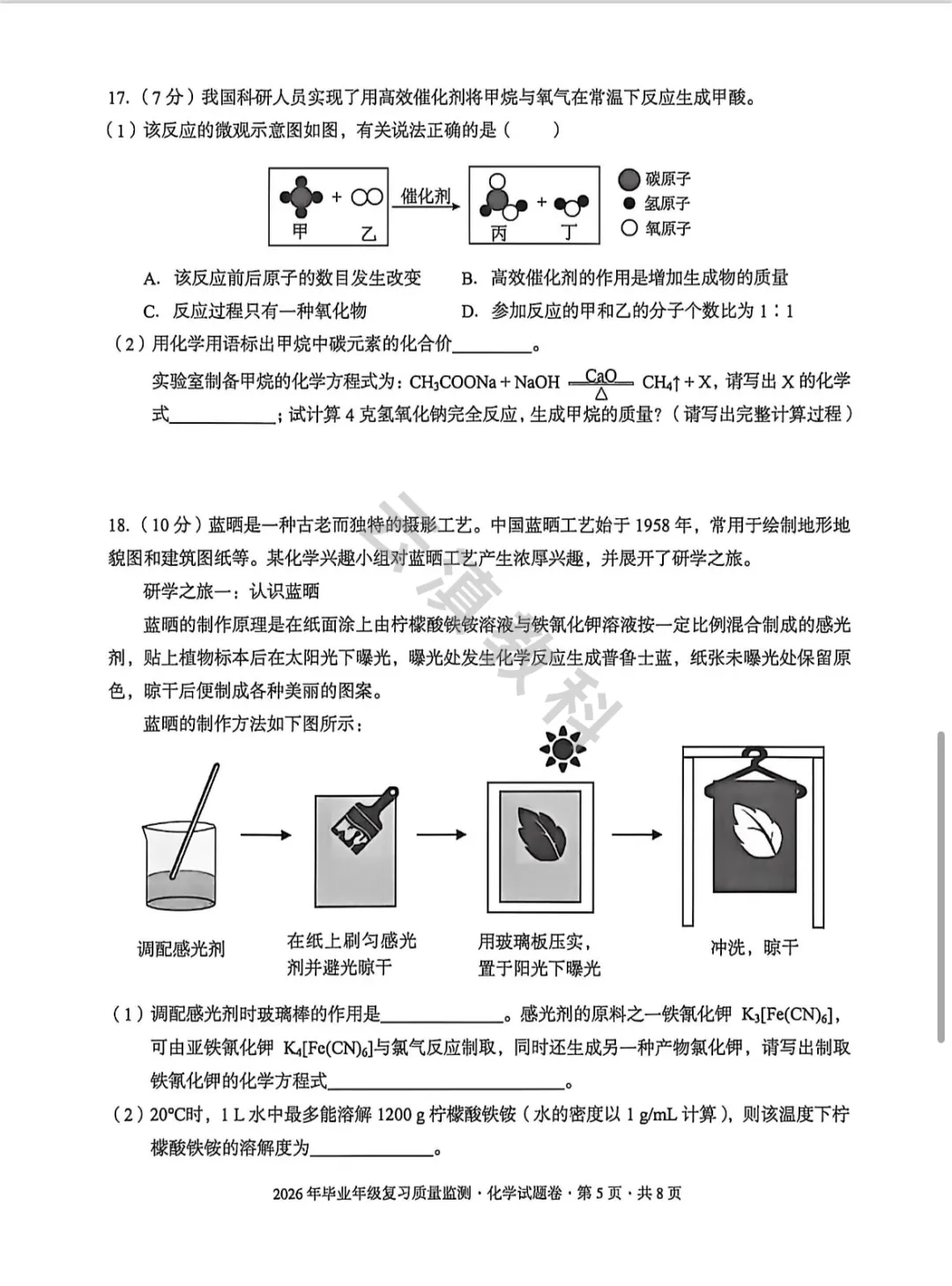 2026年盘龙区初中二模试卷(全) 第46张