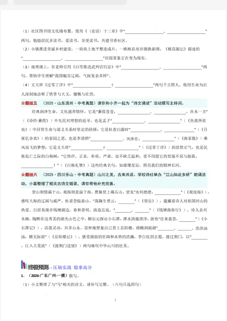 2026《中考语文•考前20天冲刺讲义》1-4 第7张
