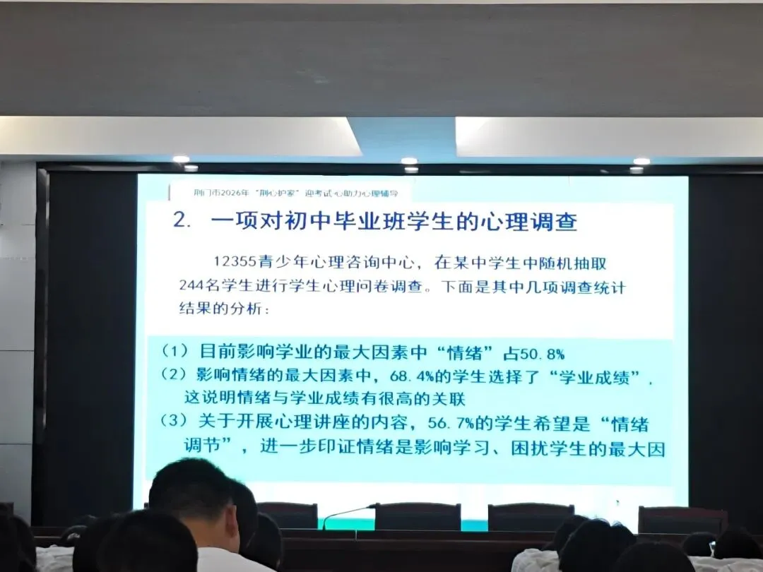 以“心”护航 逐梦中考|屈家岭一中九年级学生考前心理辅导活动圆满举行 第15张