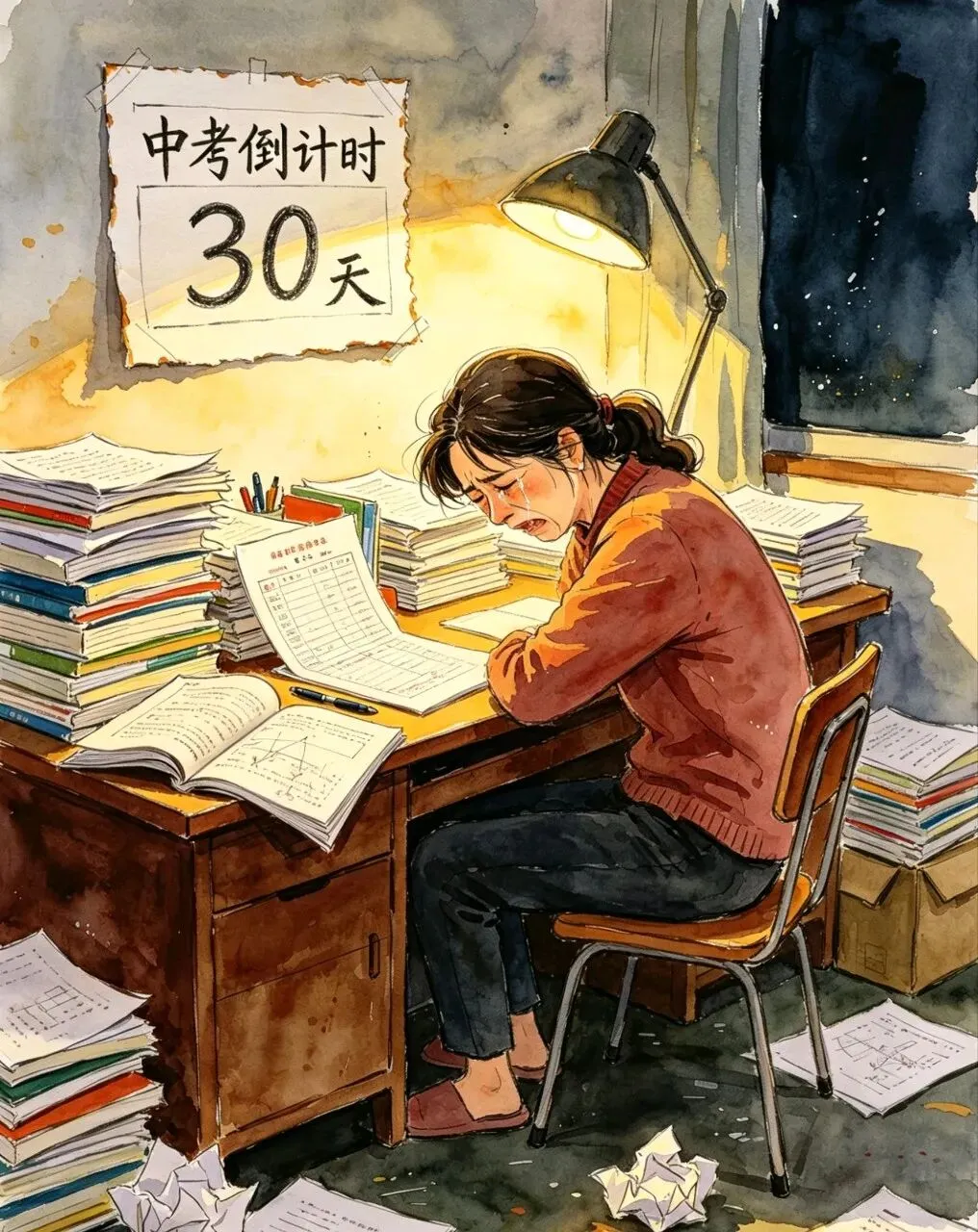 女儿即将面临中考:有一种煎熬,叫努力,又不够努力 第2张