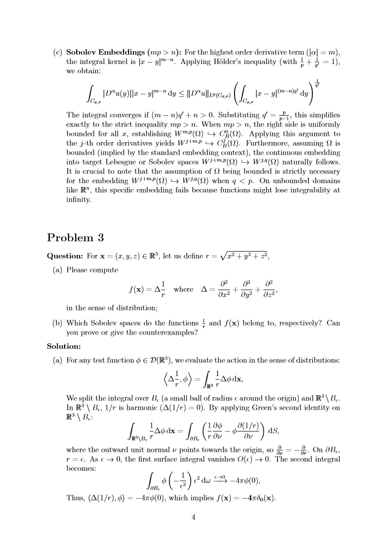 试卷一份 | A Test Paper For Sobolev Spaces 第11张 试卷一份 | A Test Paper For Sobolev Spaces 第11张
