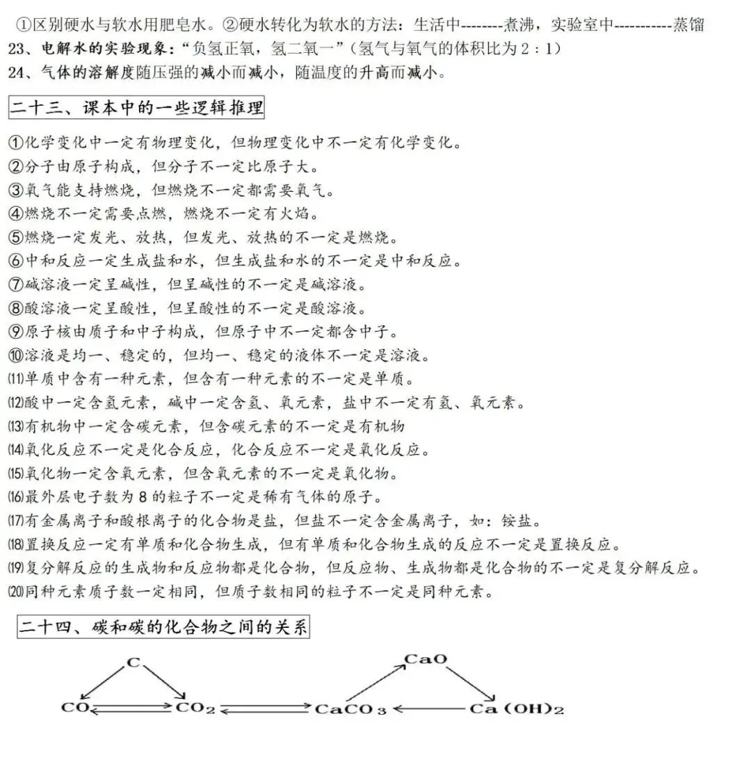 中考化学考点梳理,重点难点一次吃透! 第9张