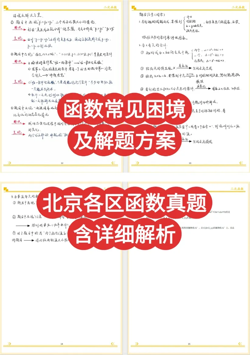 中考函数有这一个锦囊就够了! 第5张