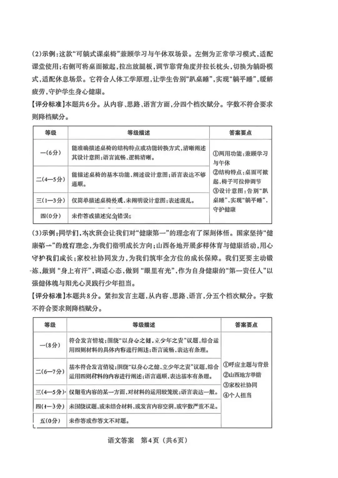 百校联考(四)全科试卷及答案 第13张