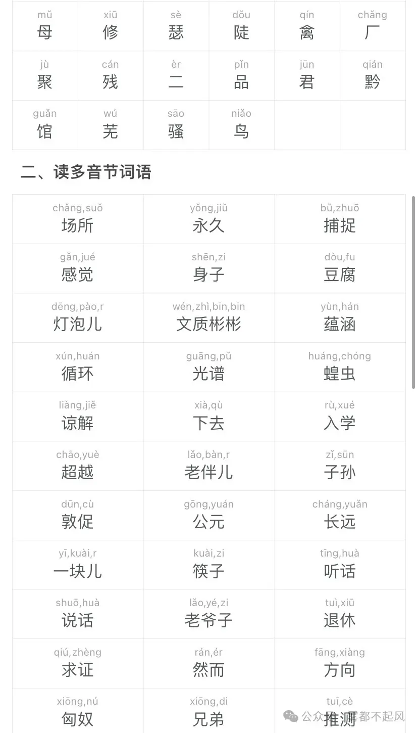 普通话测试新试卷模拟题(30) 第2张