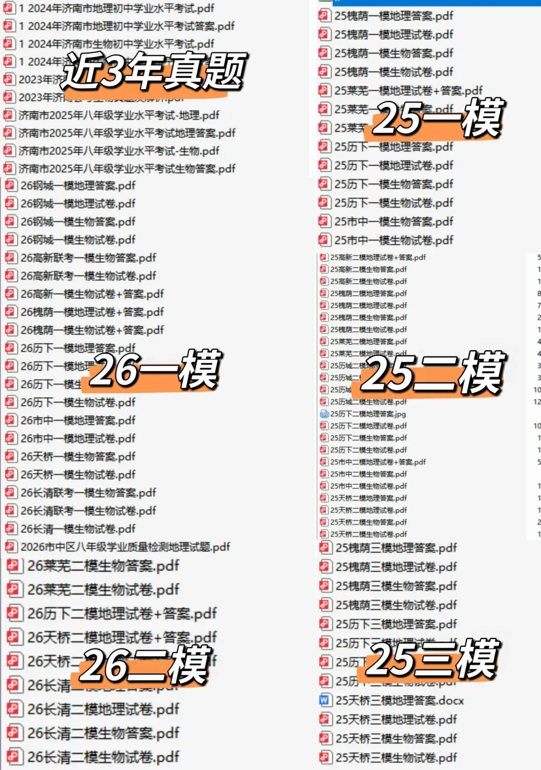 济南初二家长注意!地生会考冲刺群开放,真题+模考题免费领! 第1张