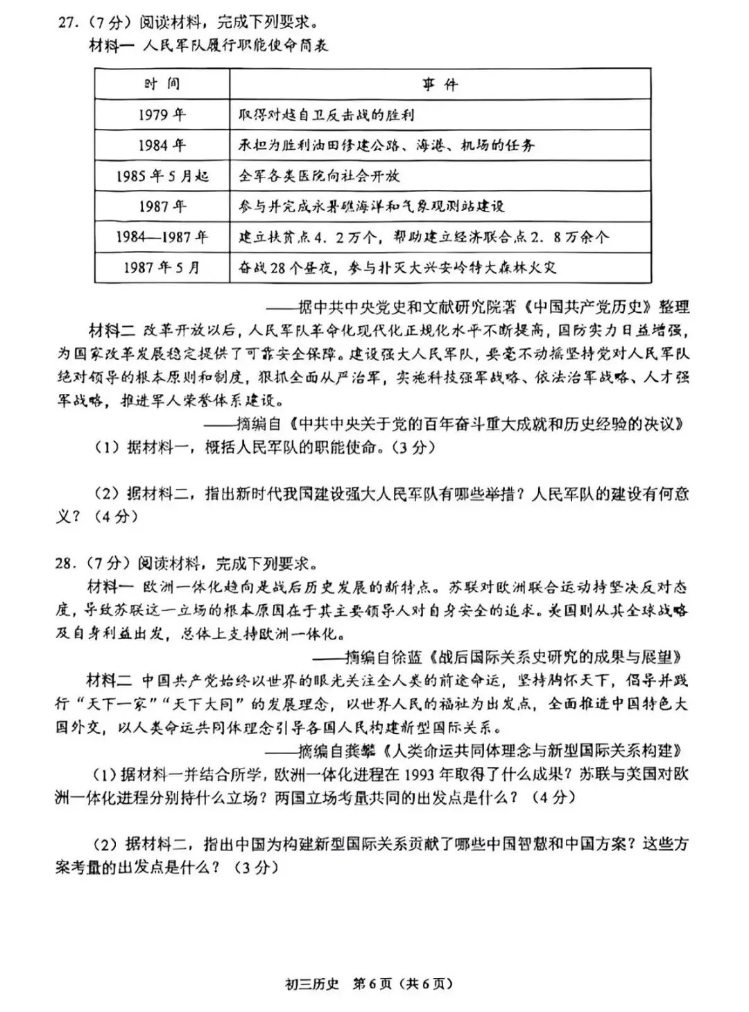 刚考完!昆山初三一模真题(全科),帮孩子查漏补缺必做卷 第41张