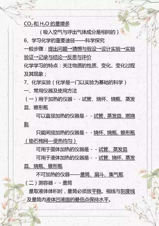 中考化学知识点总结,太全了!复习必备! 第3张 中考化学知识点总结,太全了!复习必备! 第3张
