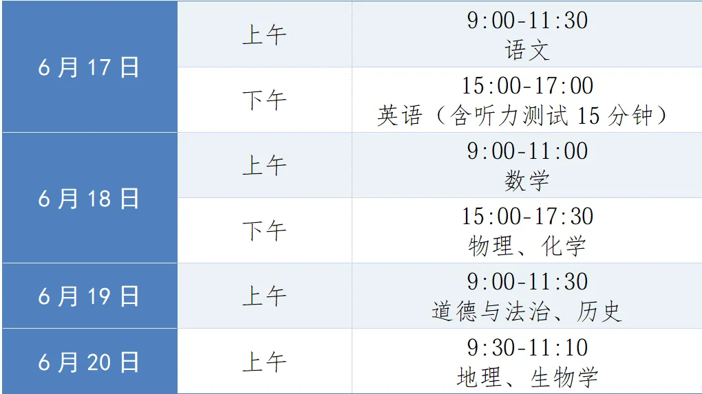 最新发布!萍乡中考时间定了 第2张
