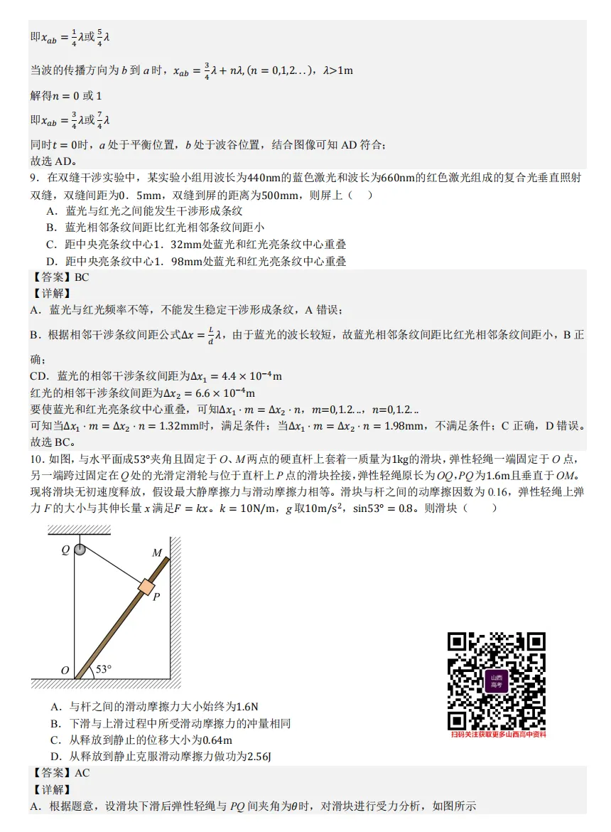 2025年山西高考真题语数英/物化生/史政地试题及答案含解析 第54张