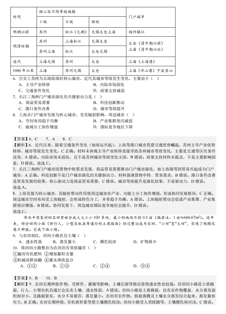 2025年山西高考真题语数英/物化生/史政地试题及答案含解析 第134张