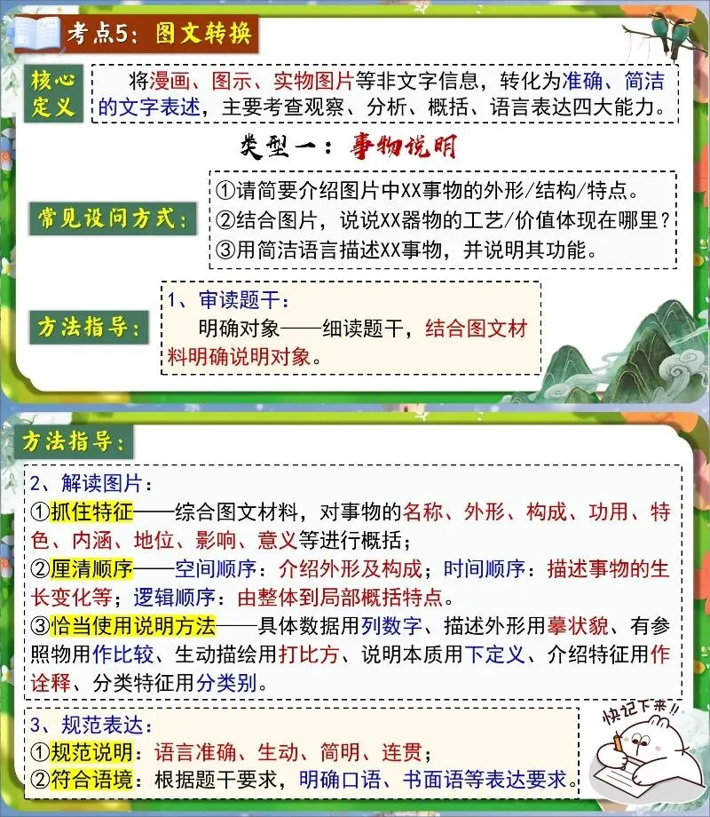 中考复习:非连续性文本阅读 第13张