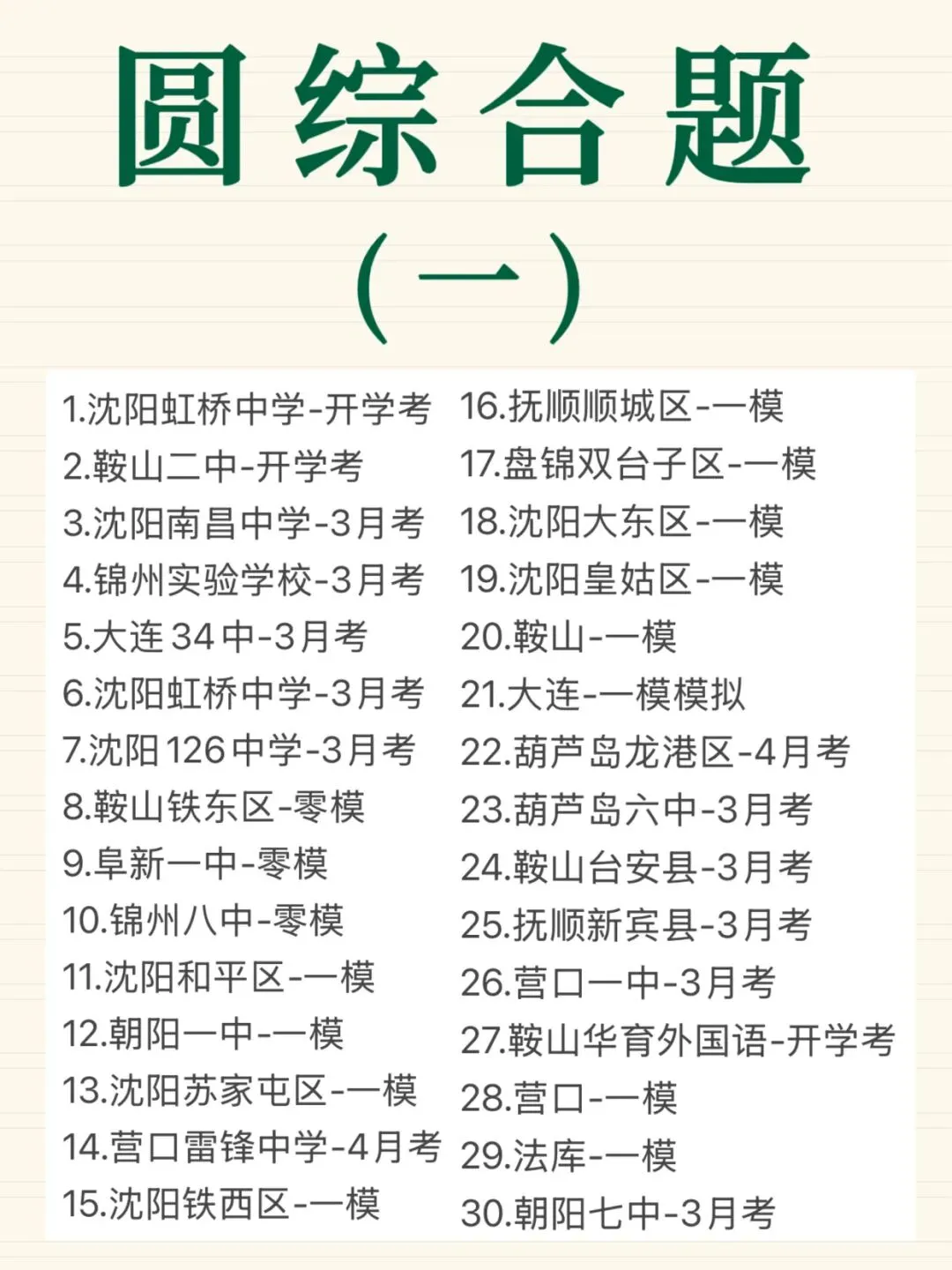 最新:2026年辽宁中考【圆综合题】精选 第2张