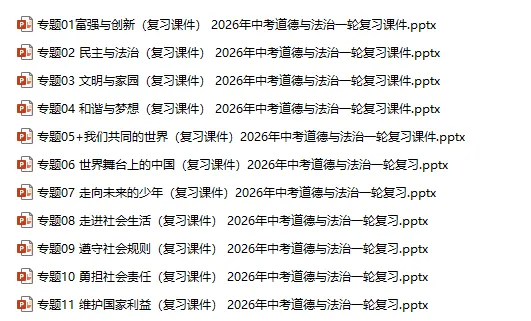 2026年中考道法选择题专项训练100题(6)六册综合 第21张