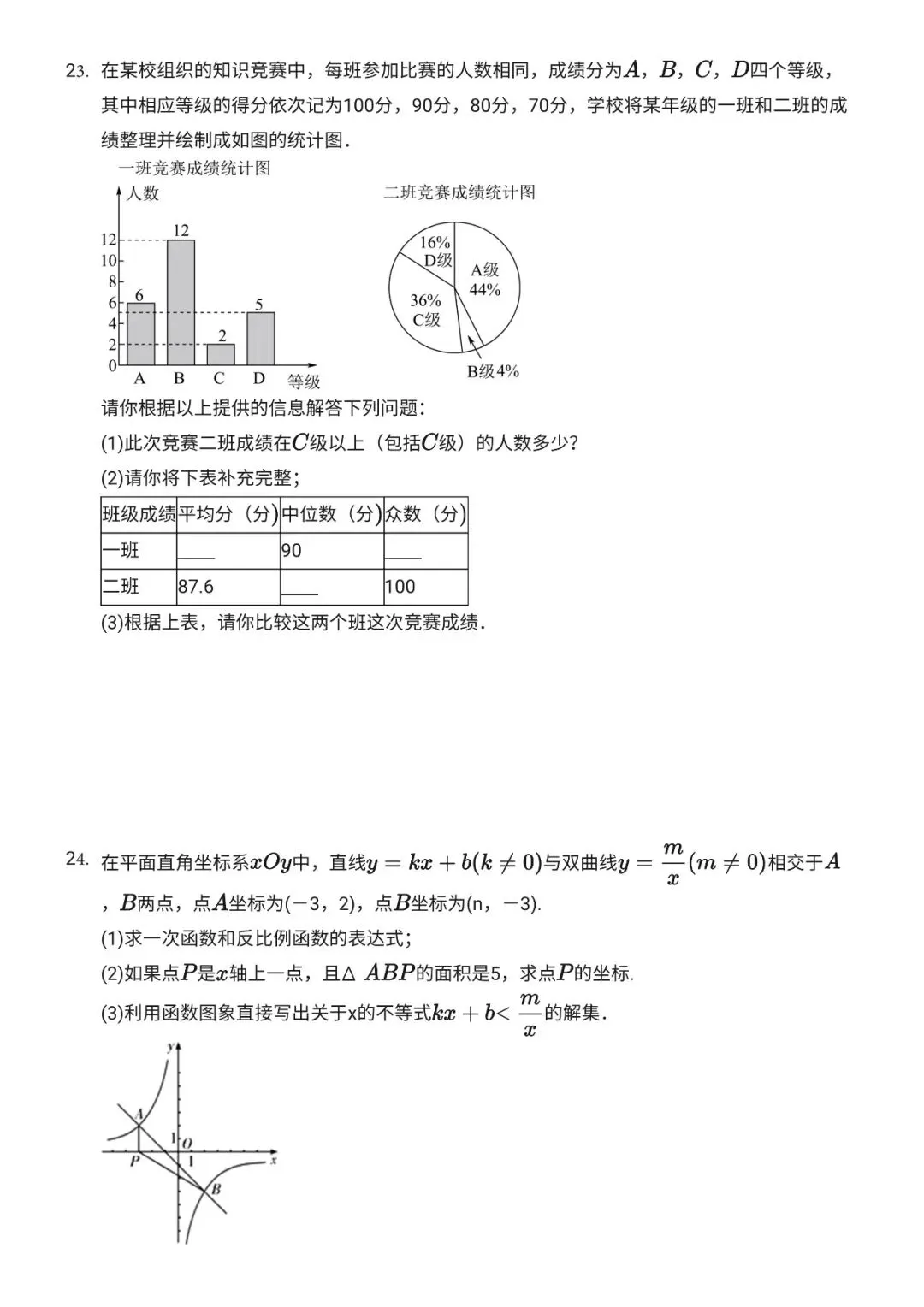 初二下——期末试卷2024RS 第5张