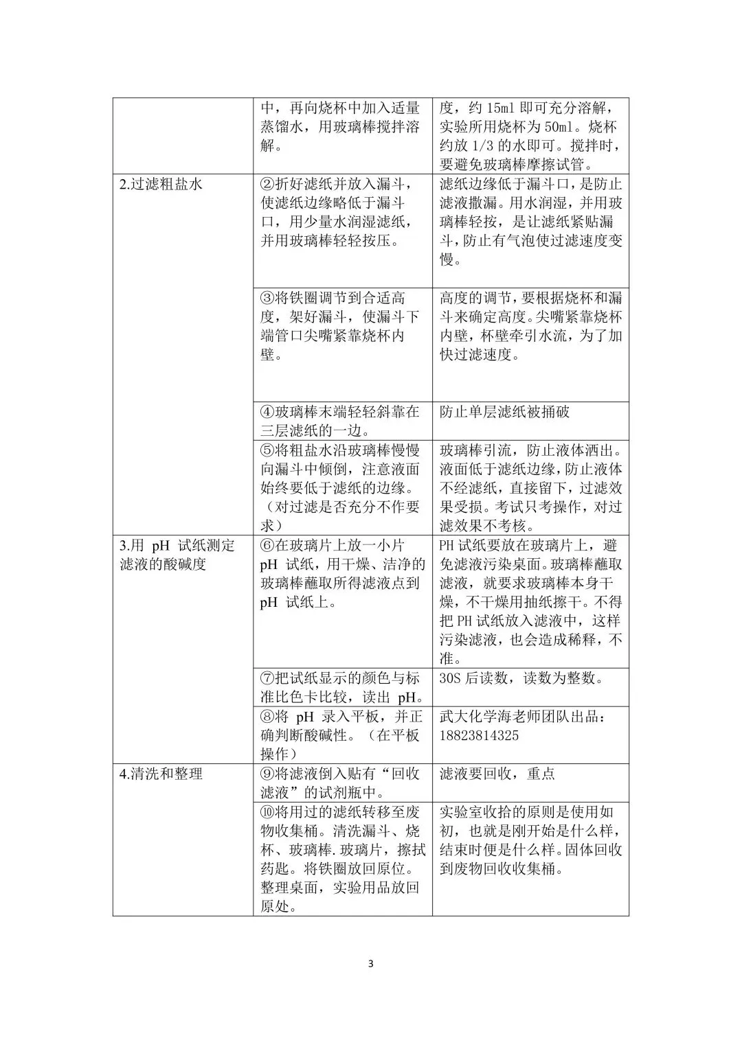 26年广州中考化学实验操作考试考前必看 第3张