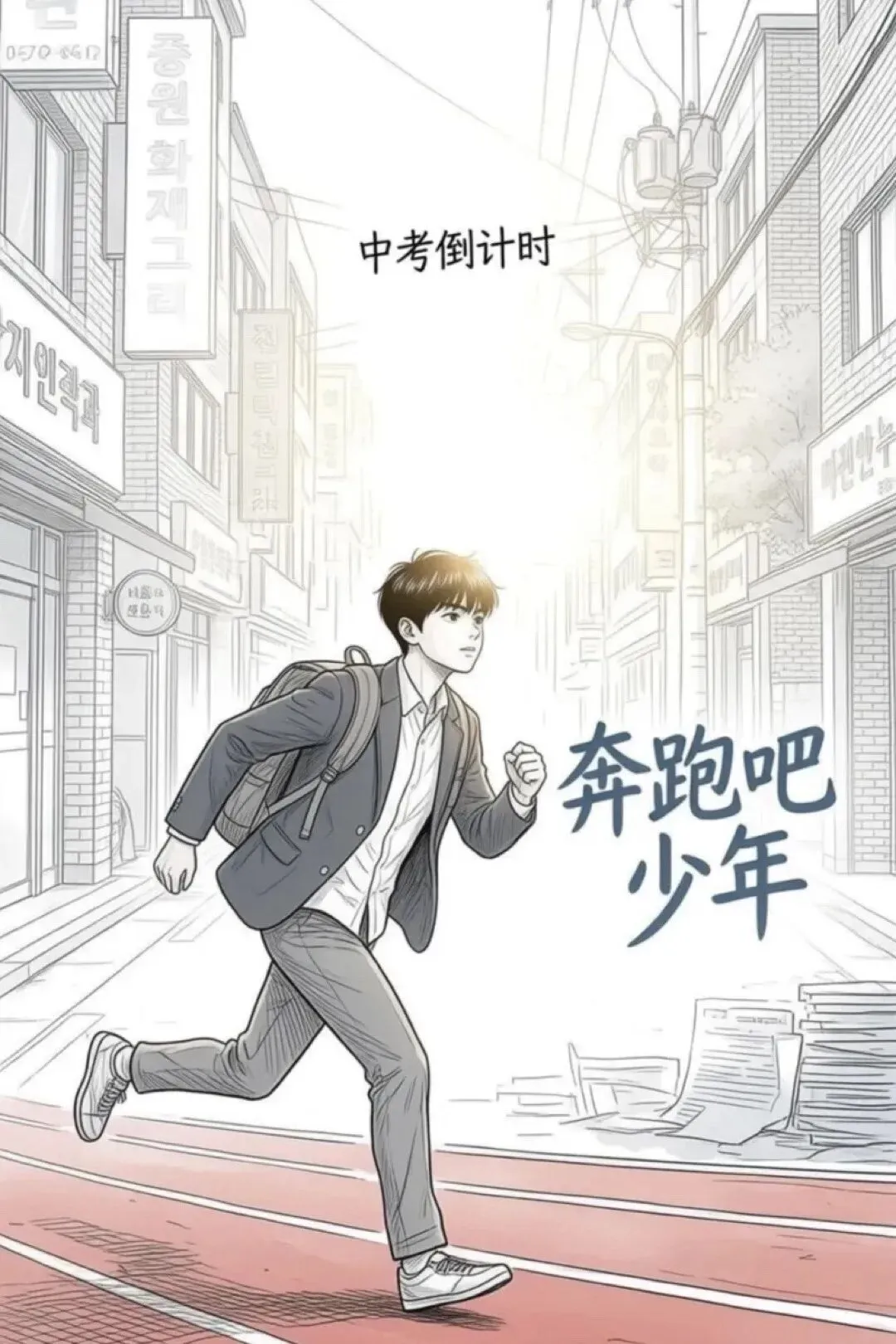 中考倒计时,奔跑吧少年 第1张