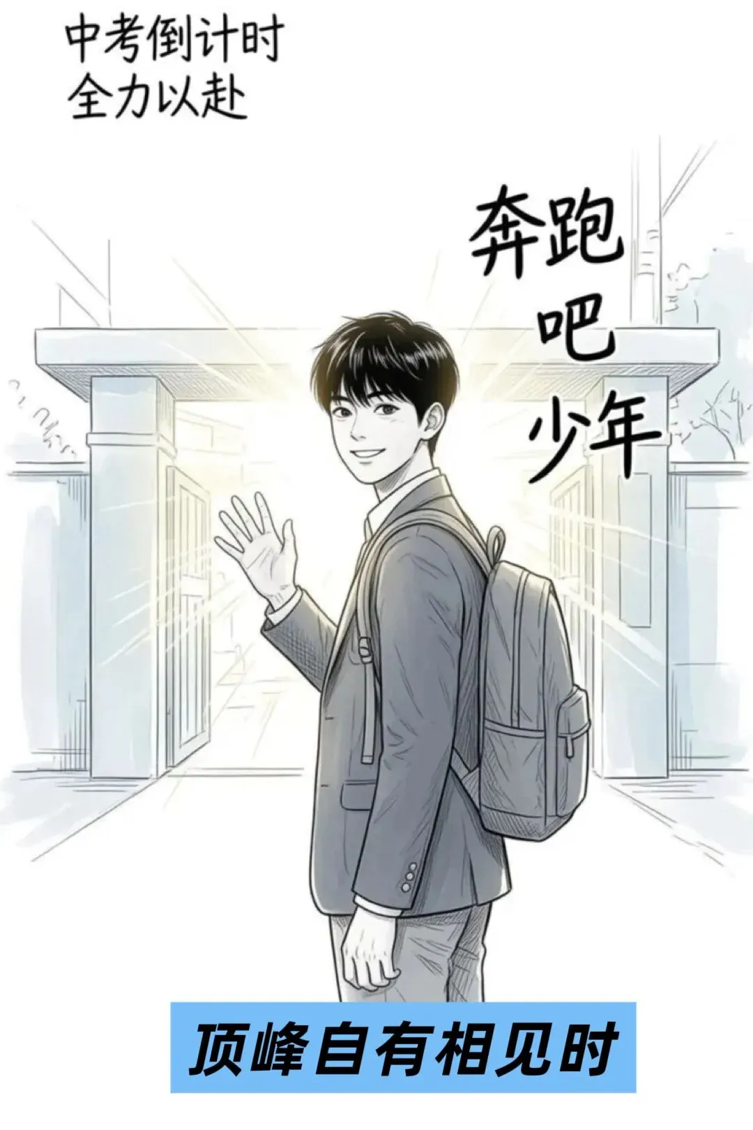 中考倒计时,奔跑吧少年 第9张