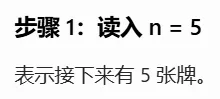 CSP-J2024入门级编程真题:扑克牌 第5张