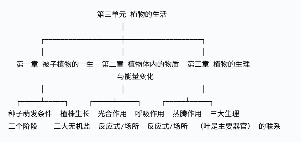 2026年湖南中考生物,核心考点思维导图 第10张