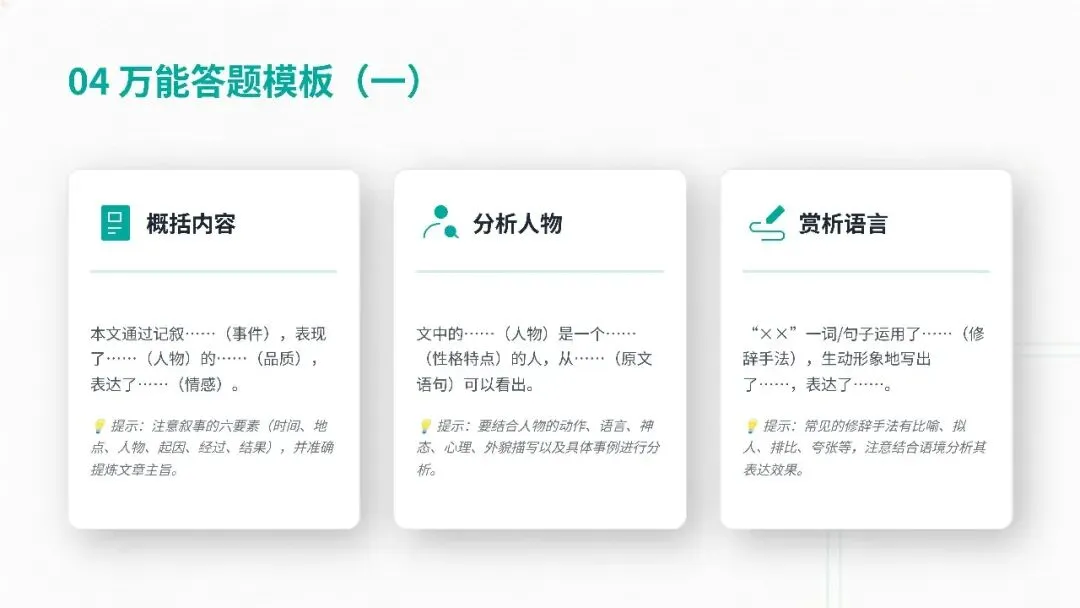2026 安徽中考现代文阅读全梳理,背会模板稳拿高分 第9张