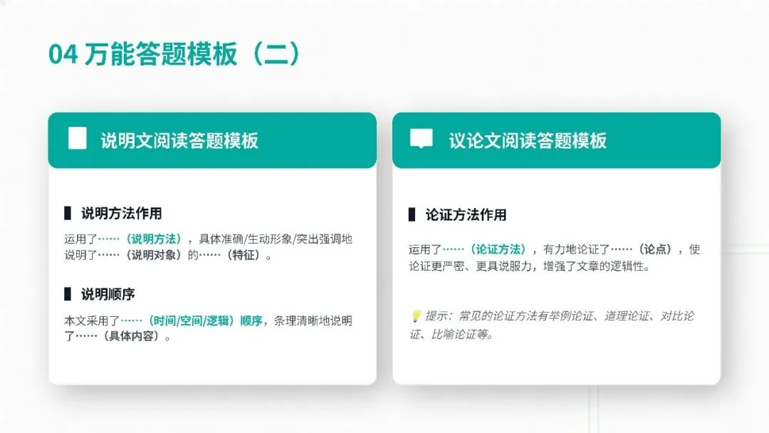 2026 安徽中考现代文阅读全梳理,背会模板稳拿高分 第10张
