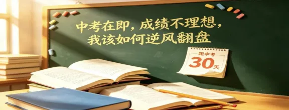 快中考了,但是我的成绩有点不理想,我应该怎么办? 第1张