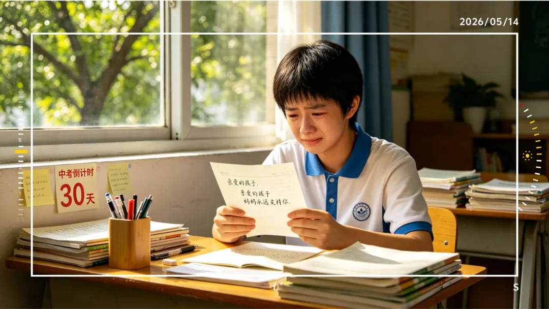 中考倒计时,她给孩子写了封信,孩子看完红了眼,再也没说过 “ 我怕考砸 ” 第1张 中考倒计时,她给孩子写了封信,孩子看完红了眼,再也没说过 “ 我怕考砸 ” 第1张