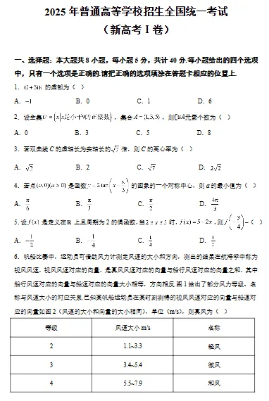 高考数学真题试卷大合集2008-2025 第4张