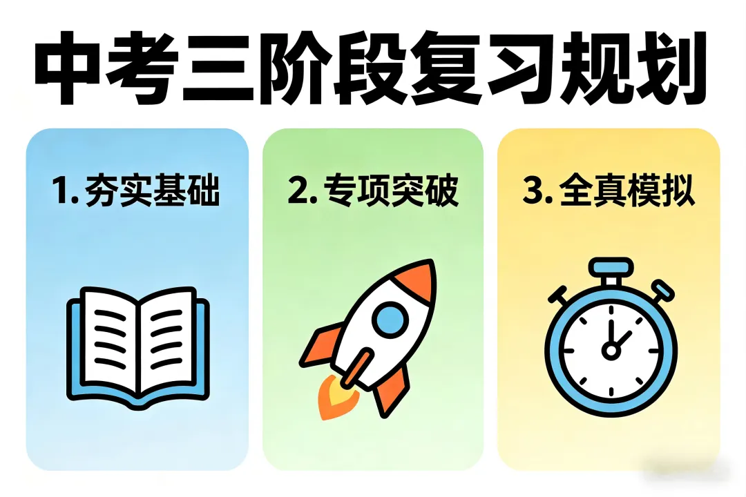 最后 40 天逆袭中考,每日详细复习规划表 第2张