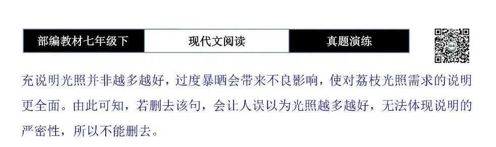 【说明文阅读-真题演练】八年级下-12-荔枝背后的天气密码-思维导图+试题精析 第9张 【说明文阅读-真题演练】八年级下-12-荔枝背后的天气密码-思维导图+试题精析 第9张
