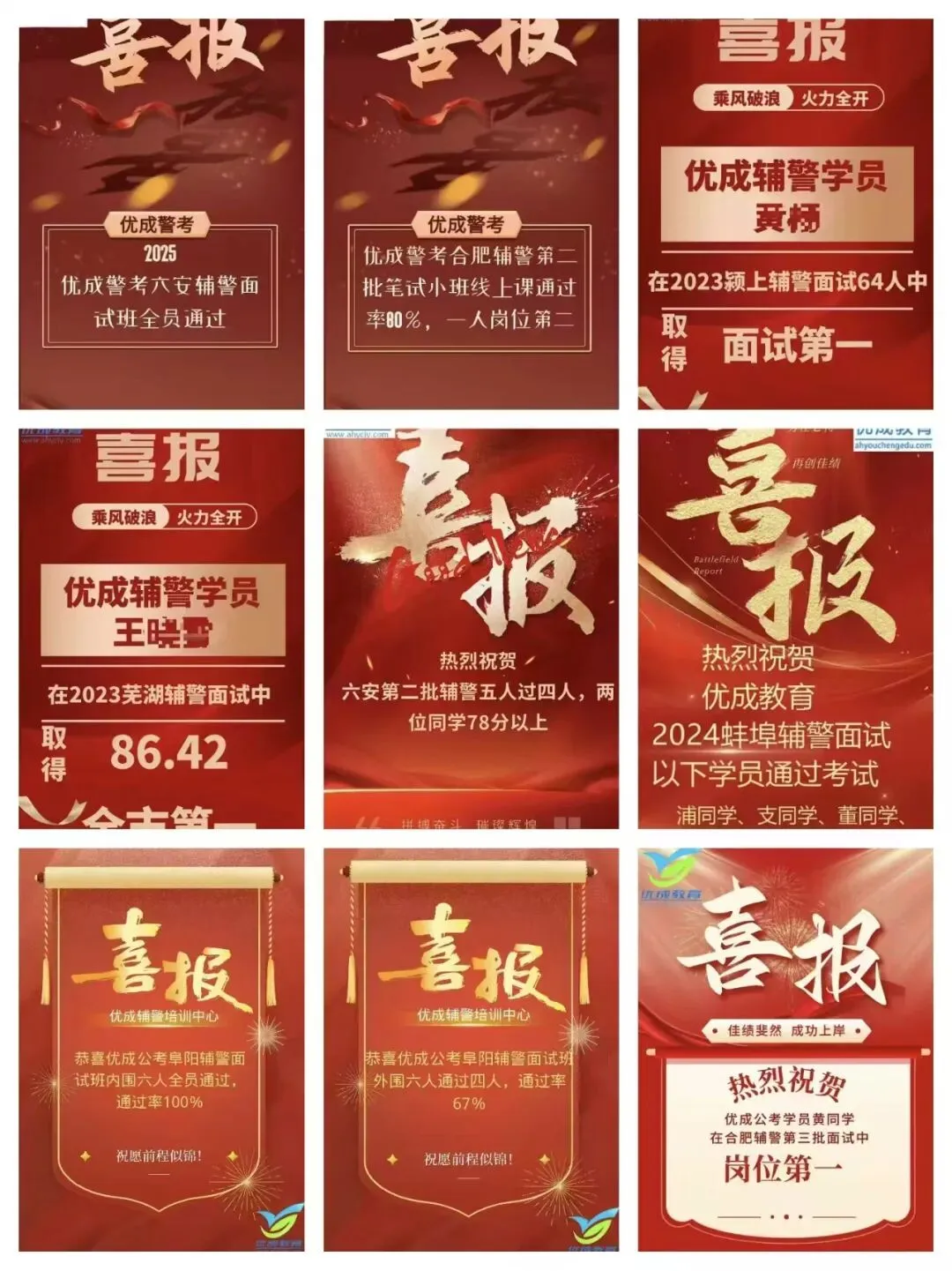 优成警考 | 历年阜阳辅警面试真题已整理,只等各位来取 第3张
