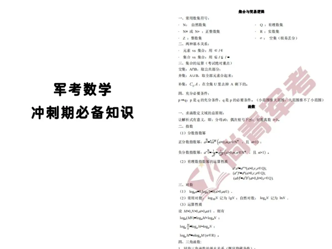 【军考押题卷】2026军考真题押题卷及各科冲刺必备资料(pdf版可分享) 第6张
