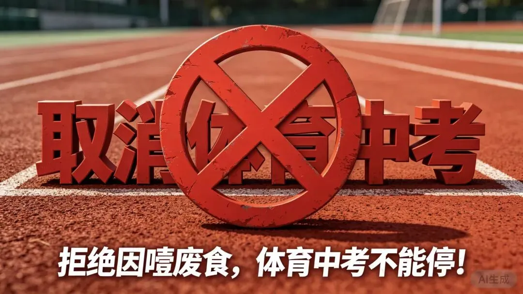 呼吁取消中考体育?别拿极端的代价,换孩子一世的体弱! 第1张