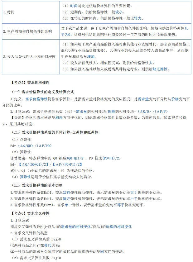26年《中级经济师基础》历年高频真题考点 第4张