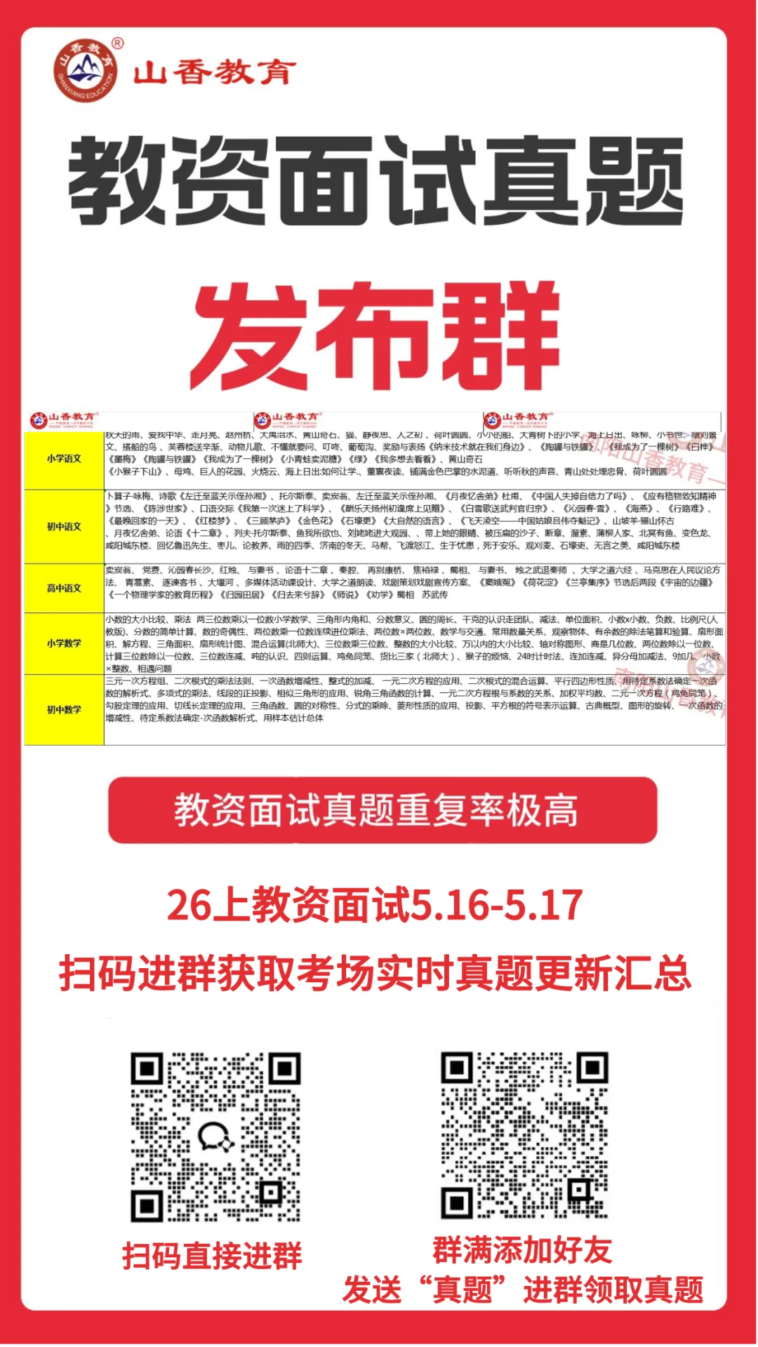26上教资面试真题实时更新 第3张