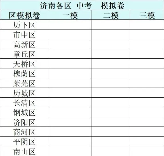 济南中考倒计时30天|初三语文每日学习规划表 第1张