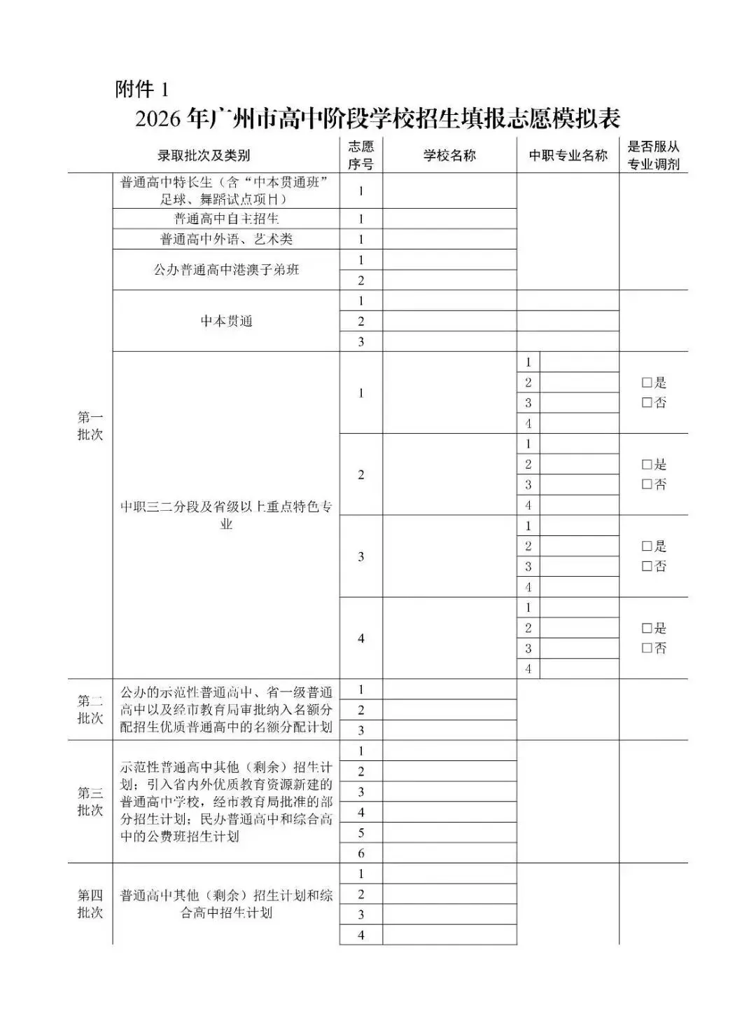 官宣!2026广州中考政策出炉:一梯度线10%不变,两大调整需关注! 第4张