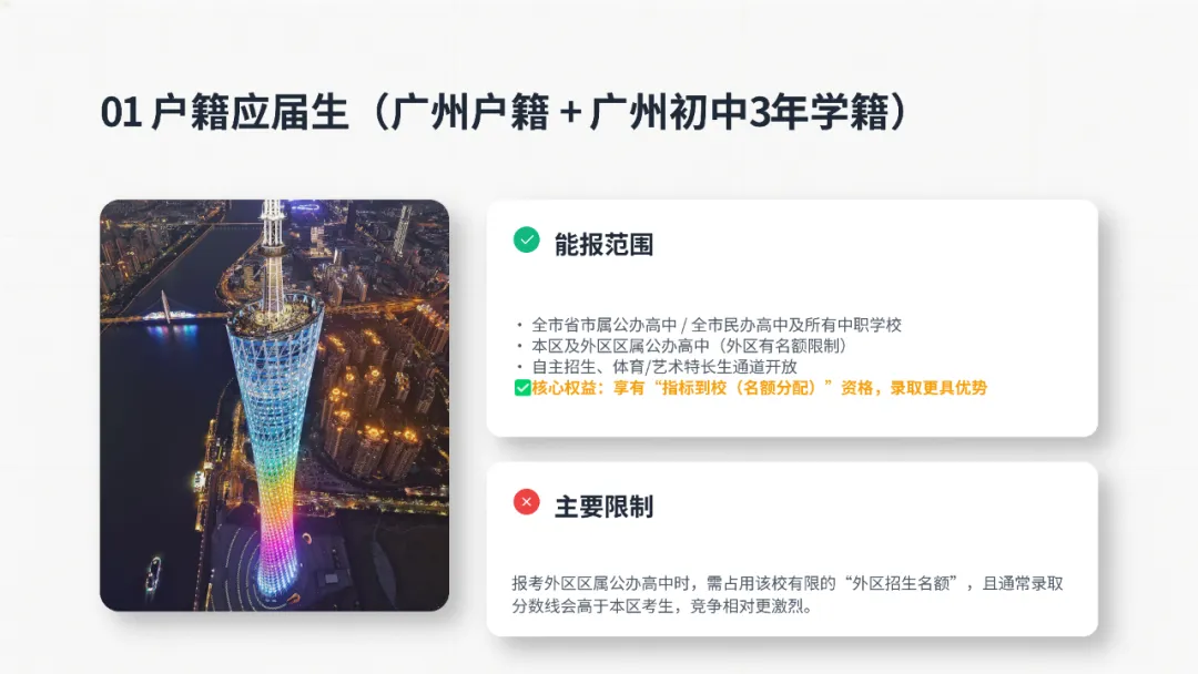 2026年广州中考报名学生类型及志愿填报限制 第2张 2026年广州中考报名学生类型及志愿填报限制 第2张