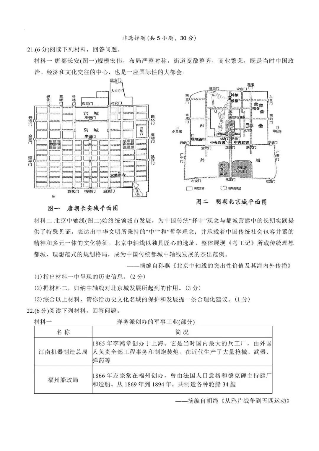 【二模真题】2026年平顶山市中招二模试卷及答案(数学/化学/历史),持续更新! 第24张