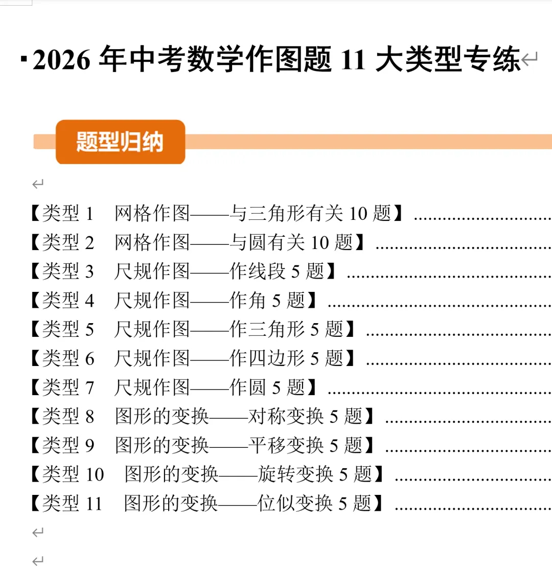 中考数学,11种作图题型总结 第2张 中考数学,11种作图题型总结 第2张
