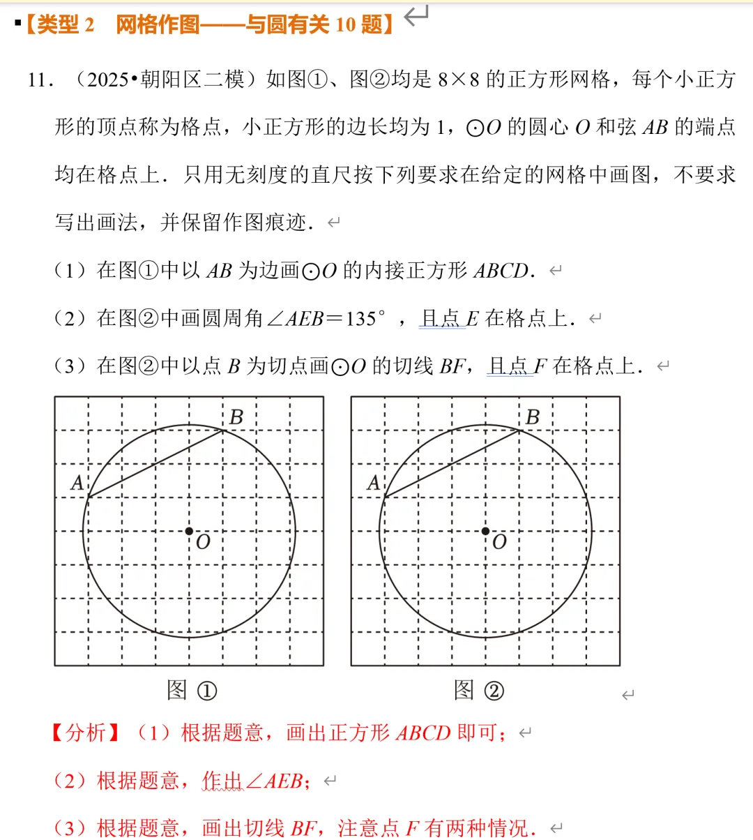 中考数学,11种作图题型总结 第4张 中考数学,11种作图题型总结 第4张