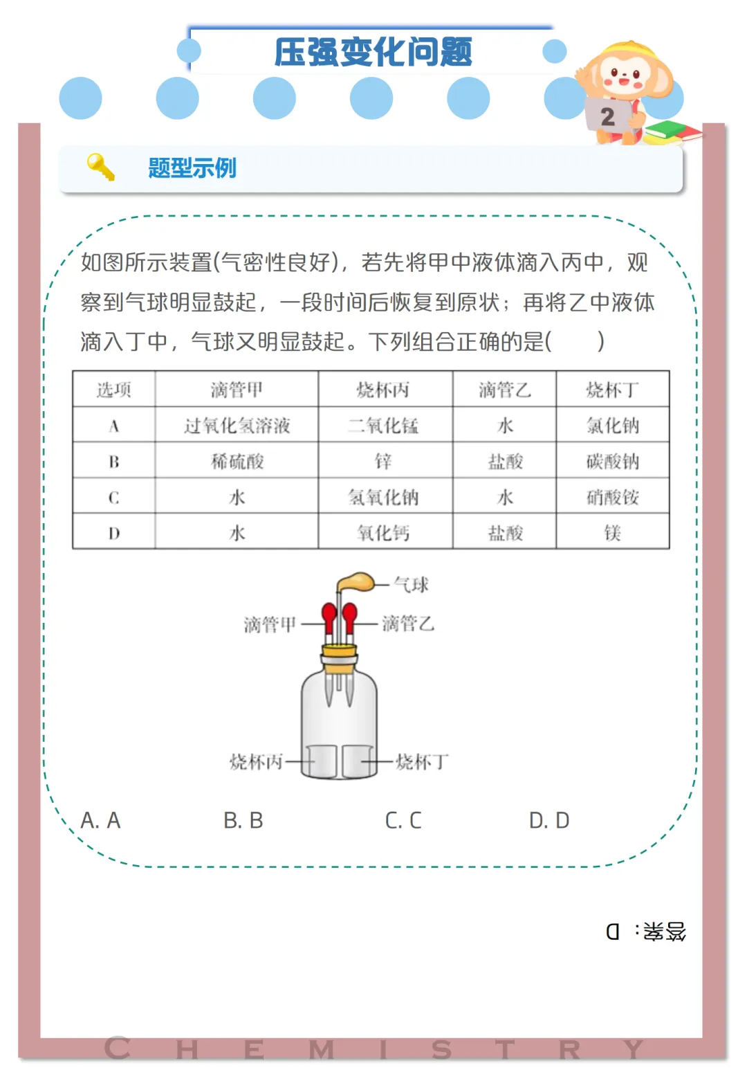 中考化学高频考点及解题模型 第7张