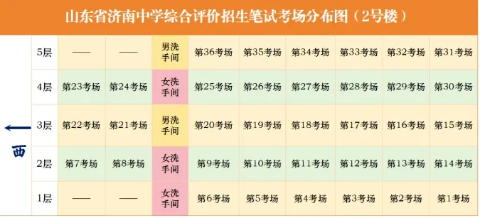2026济南中考综合评价招生准考证打印正在进行中!附【打印网址+考场分布图】 第12张