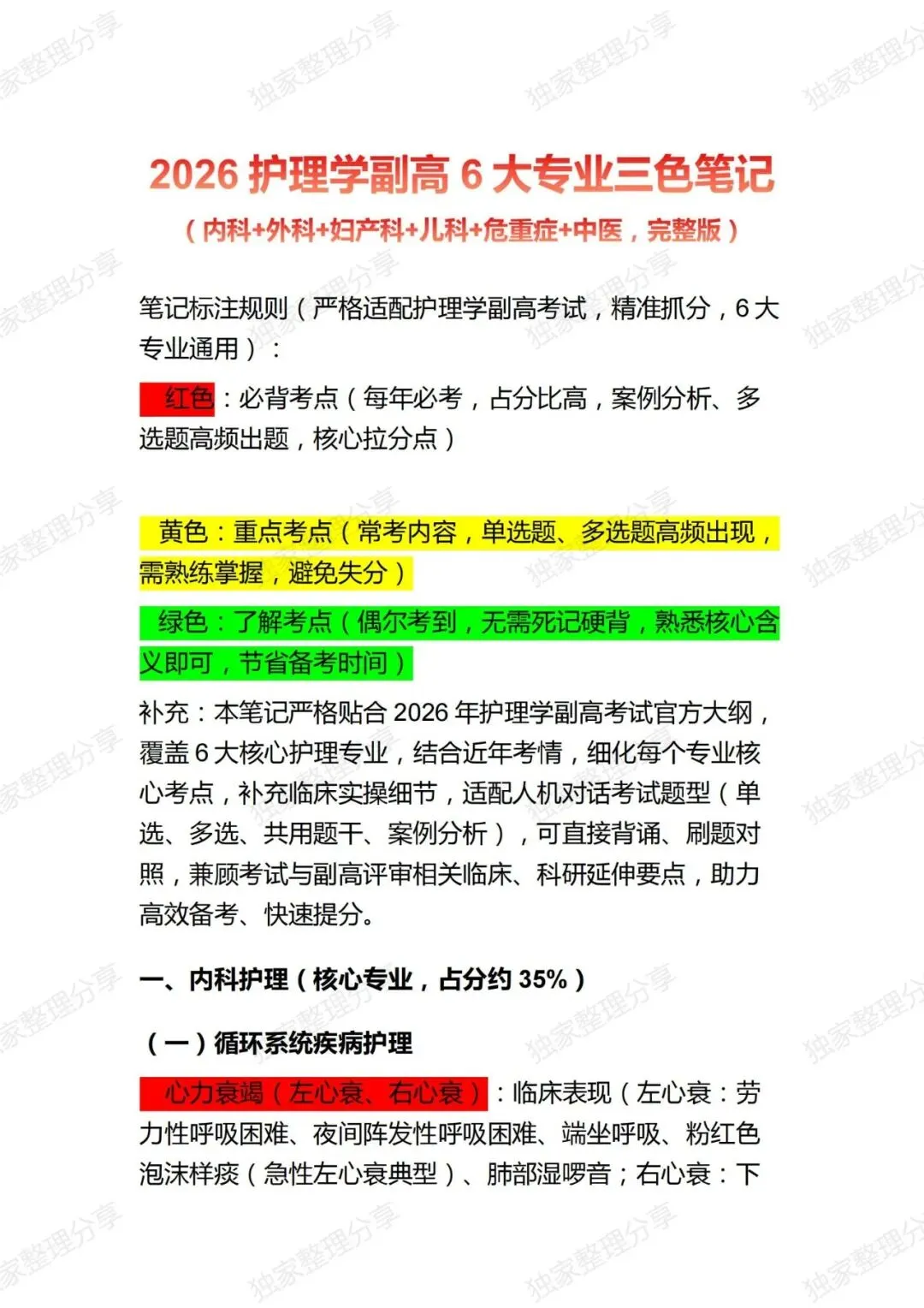 免费领取|医学副高专业历年真题卷,三色笔记!上岸必备干货 第1张 免费领取|医学副高专业历年真题卷,三色笔记!上岸必备干货 第1张