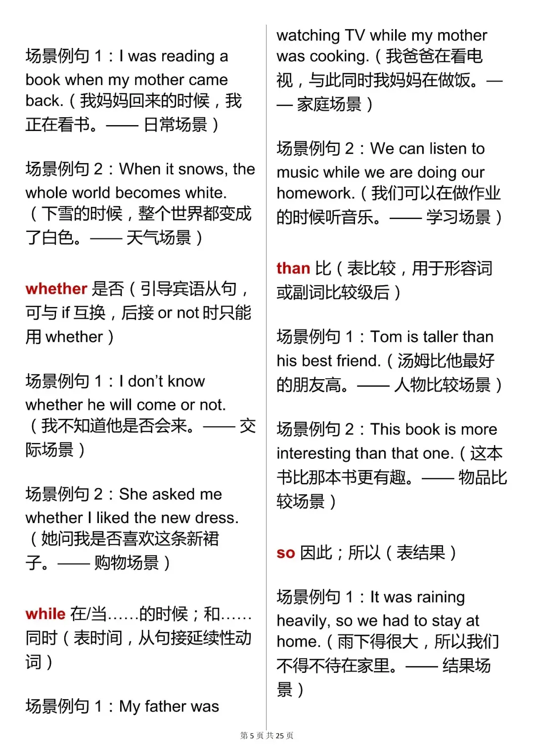 中考英语必背【初中英语必背 1000 高频词汇(场景化例句版)】,可打印 第7张 中考英语必背【初中英语必背 1000 高频词汇(场景化例句版)】,可打印 第7张