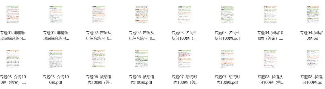 最新高考英语真题专项练习,让孩子提前突破这20多个语法点! 第8张