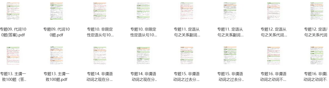 最新高考英语真题专项练习,让孩子提前突破这20多个语法点! 第9张