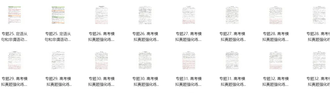 最新高考英语真题专项练习,让孩子提前突破这20多个语法点! 第11张