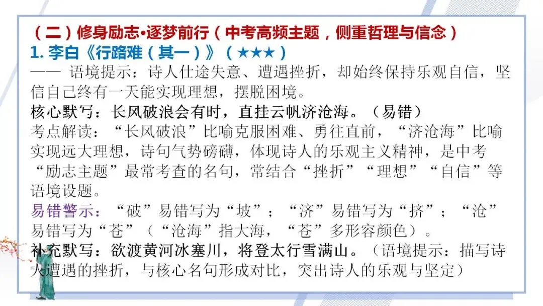 2026年中考语文二轮专项复习:理解性默写专题 第10张